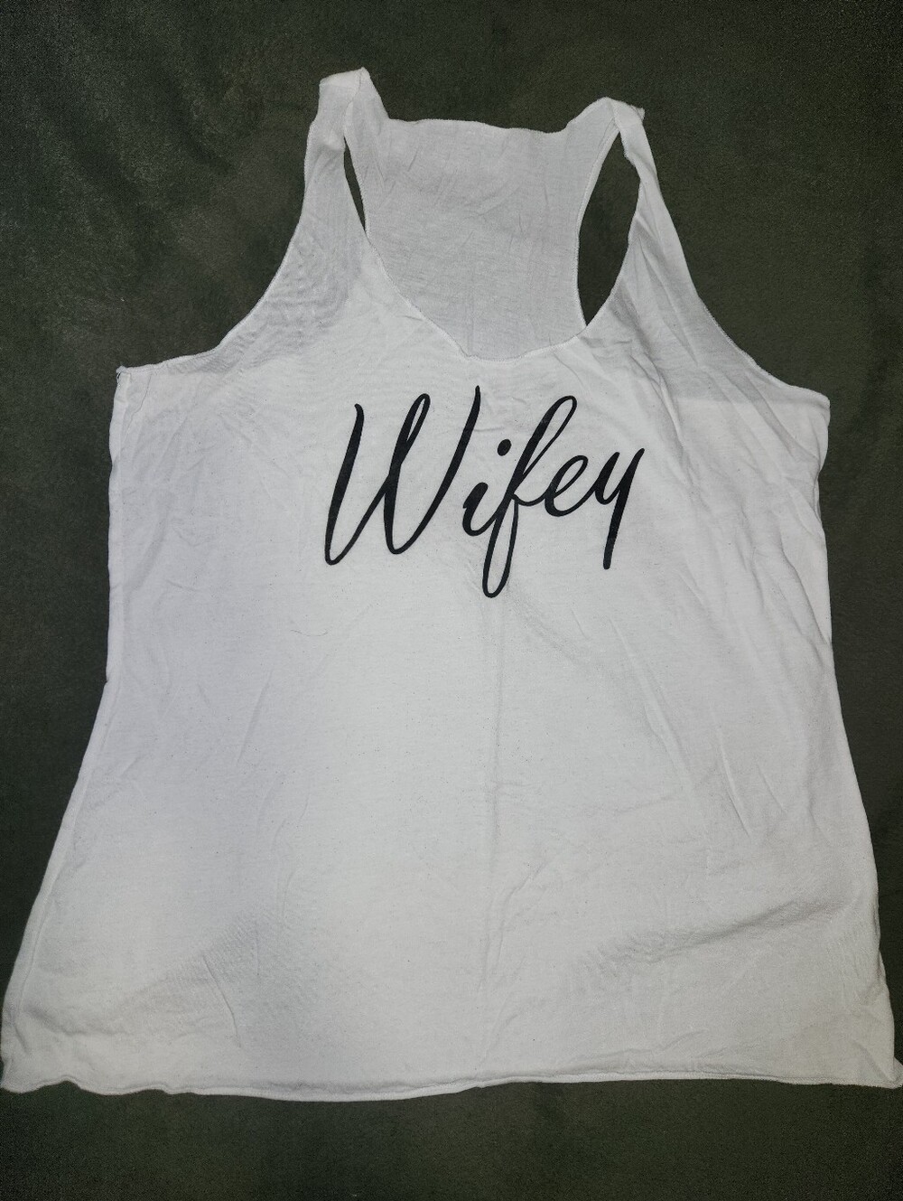 "Wifey" White Tank